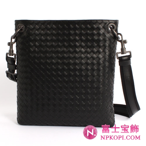 Bottega Veneta/ボッテガ・ヴェネタ  カーフレザー ショルダーバッグ ブラック 172736V465C1000